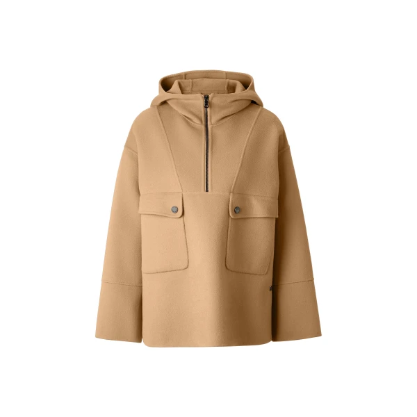 Bogner Trixie Double-Faced Slip-On Jacket in Camel | Jackets | Coveti