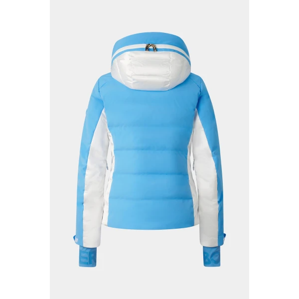 Bogner Tula Ski Jacket in Cyan-Blue, view 3 | Jackets | Coveti