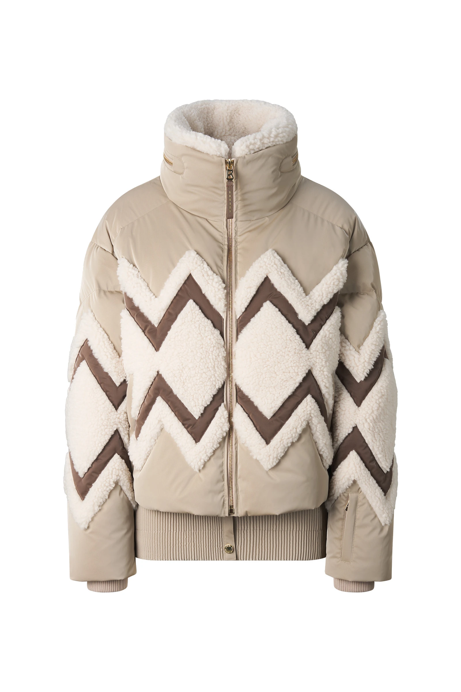 Bogner Vaia Down Ski Jacket in Camel and Off White Bogner Vaia Down Ski Jacket in Camel and Off White | Jackets | Coveti