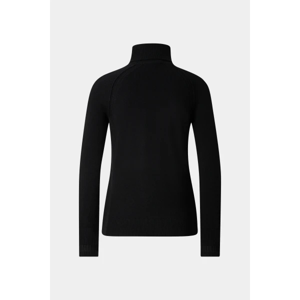 Bogner Vaiana Pure New Wool and Cashmere Jumper in Black, view 2 | Sweaters | Coveti