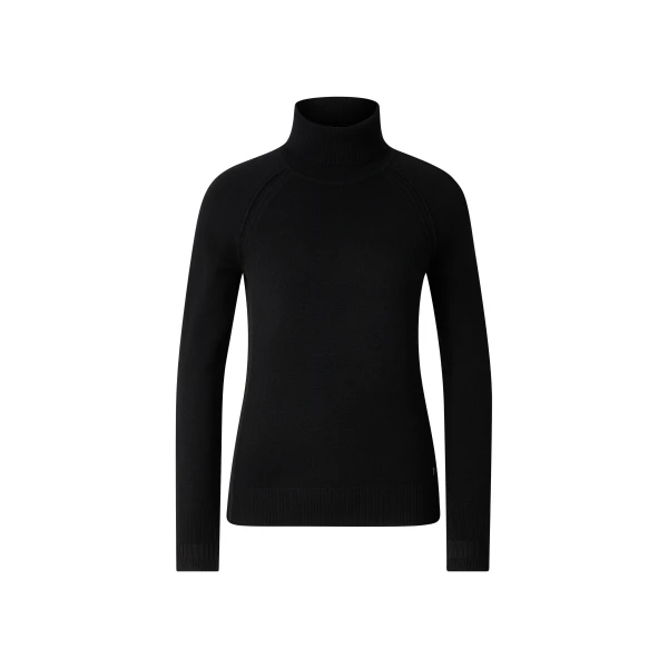 Bogner Vaiana Pure New Wool and Cashmere Jumper in Black | Sweaters | Coveti