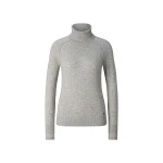 Bogner Vaiana Pure New Wool and Cashmere Jumper in Light Grey | Sweaters | Coveti