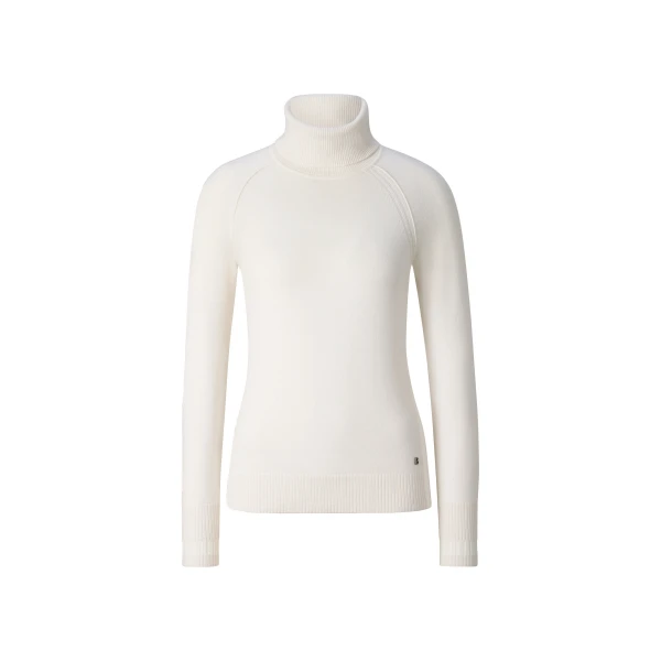 Bogner Vaiana Pure New Wool and Cashmere Jumper in Off White | Sweaters | Coveti
