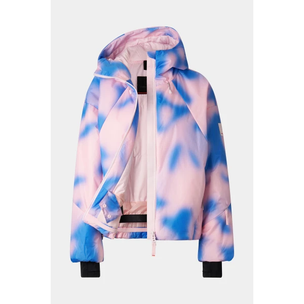 Bogner Valena Ski Jacket in Pink and Blue, view 2 | Jackets | Coveti