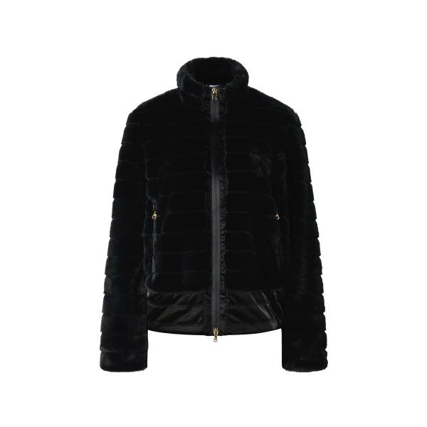 Bogner Valesca Faux Fur Jacket in Black | Jackets | Coveti