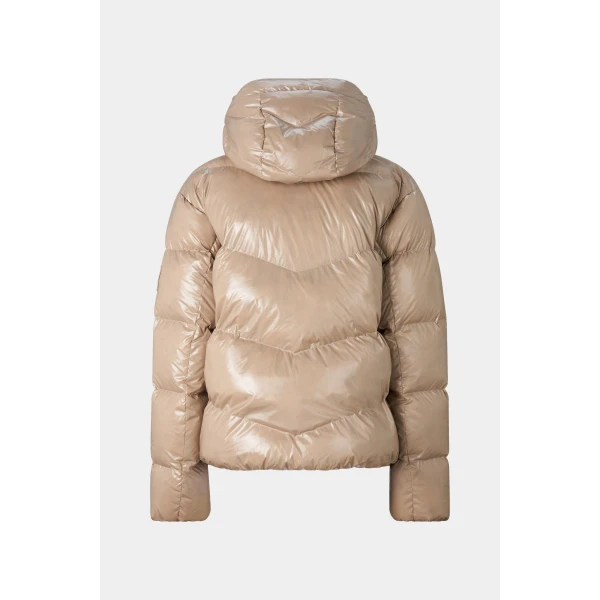 Bogner Vally Down Ski Jacket in Beige, view 3 | Jackets | Coveti