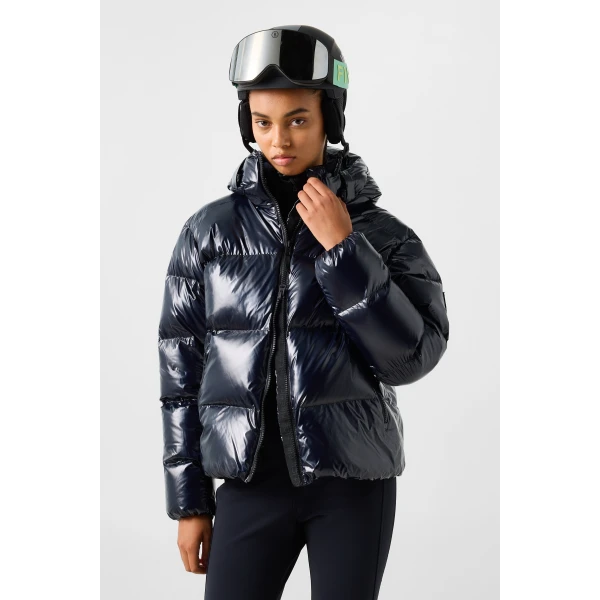 Bogner Vally Down Ski Jacket in Navy, view 4 | Jackets | Coveti