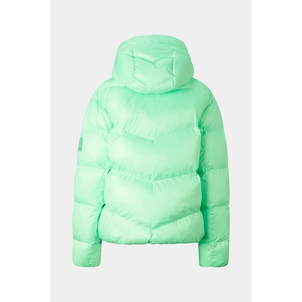 Bogner Vally Down Ski Jacket in Neon Green, view 3 | Jackets | Coveti
