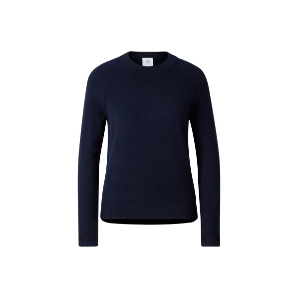 Bogner Vanessa Pure New Wool and Cashmere Jumper in Navy | Sweaters | Coveti