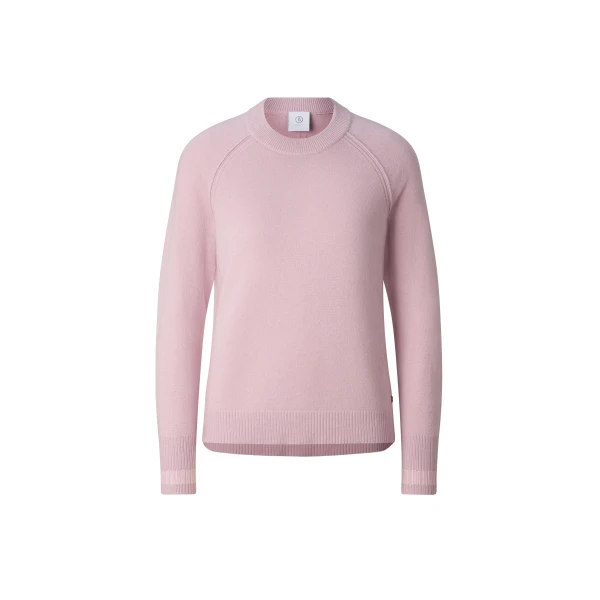 Bogner Vanessa Pure New Wool and Cashmere Jumper in Rose | Sweaters | Coveti