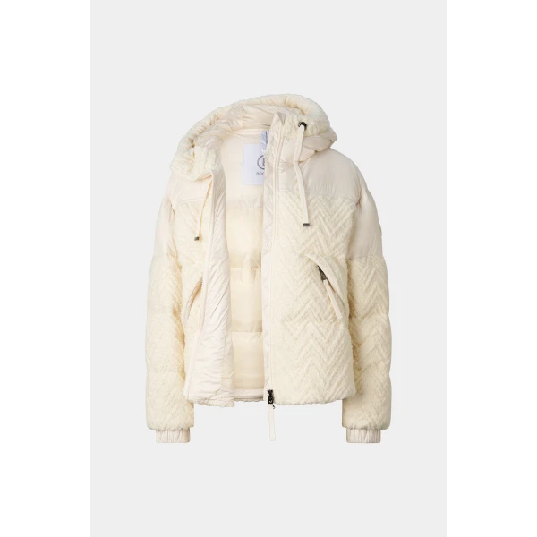 Bogner Vienna Down Jacket in Off White, view 2 | Jackets | Coveti