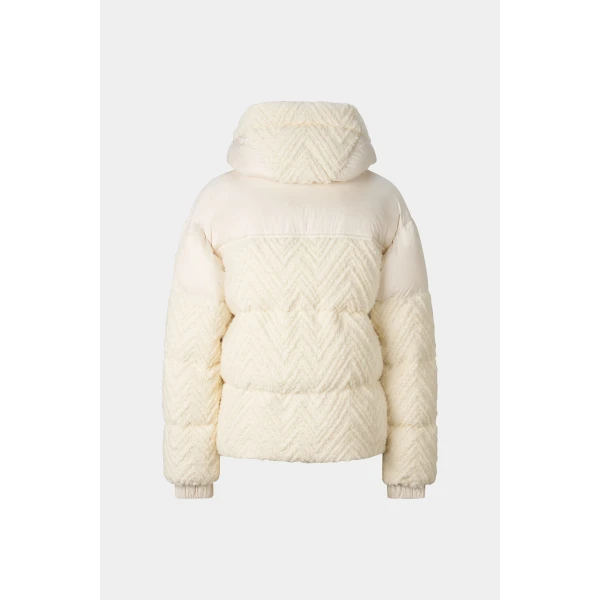 Bogner Vienna Down Jacket in Off White, view 3 | Jackets | Coveti