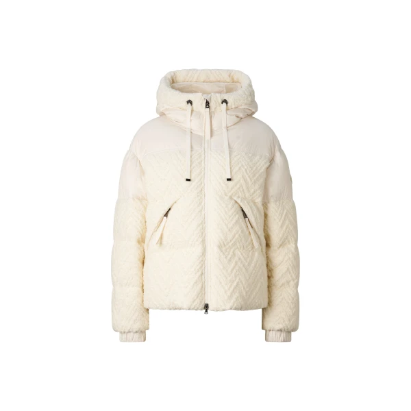 Vienna Down Jacket in Off White