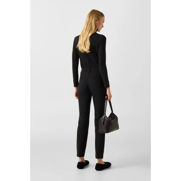 Bogner Wera Stretch Trousers in Black, view 4 | Tailored pants | Coveti