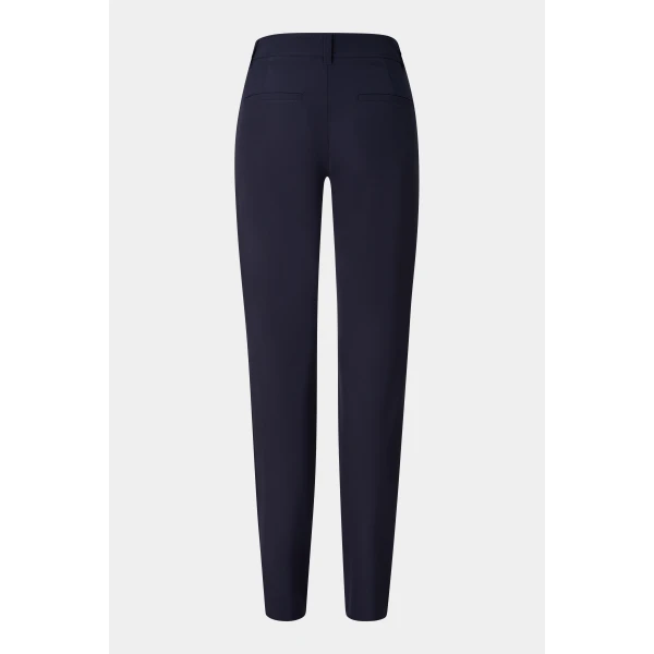 Bogner Wera Stretch Trousers in Navy, view 2 | Tailored pants | Coveti