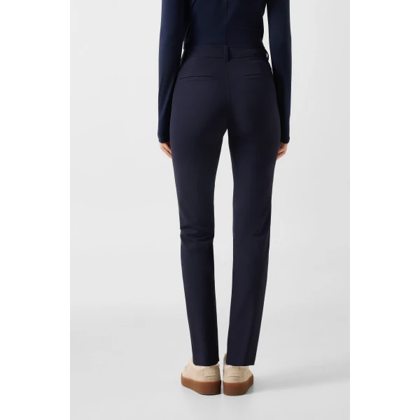 Bogner Wera Stretch Trousers in Navy, view 4 | Tailored pants | Coveti