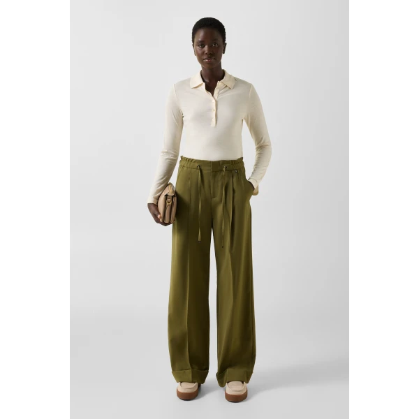 Bogner Whoopy Polo Long-Sleeved Top in Off White, view 5 | Long Sleeve | Coveti