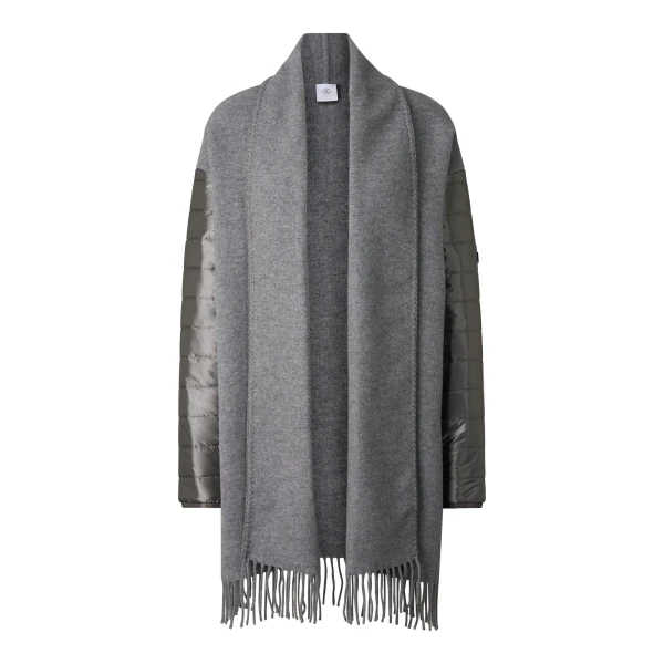 Bogner Wool Mix Poncho in Grey | Sweaters | Coveti