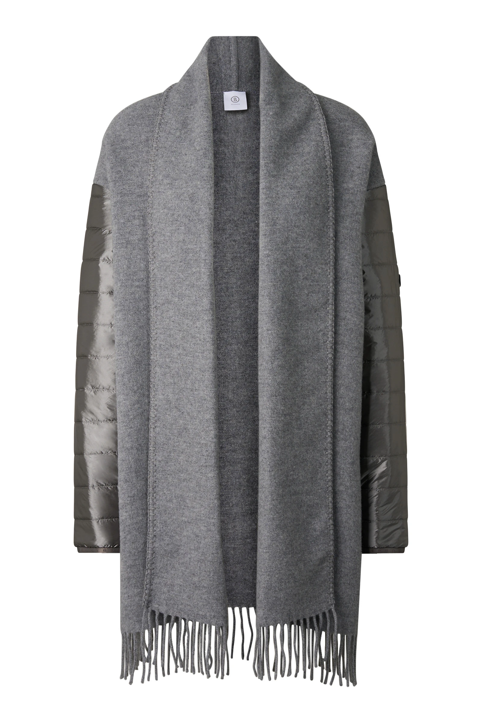 Bogner Wool Mix Poncho in Grey Bogner Wool Mix Poncho in Grey | Sweaters | Coveti