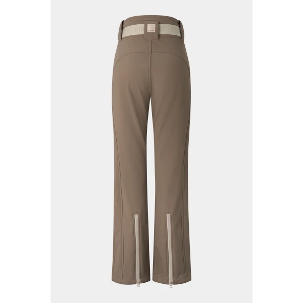 Bogner Zula Ski Trousers in Taupe, view 2 | Pants | Coveti