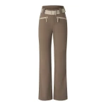 Bogner Zula Ski Trousers in Taupe | Pants | Coveti