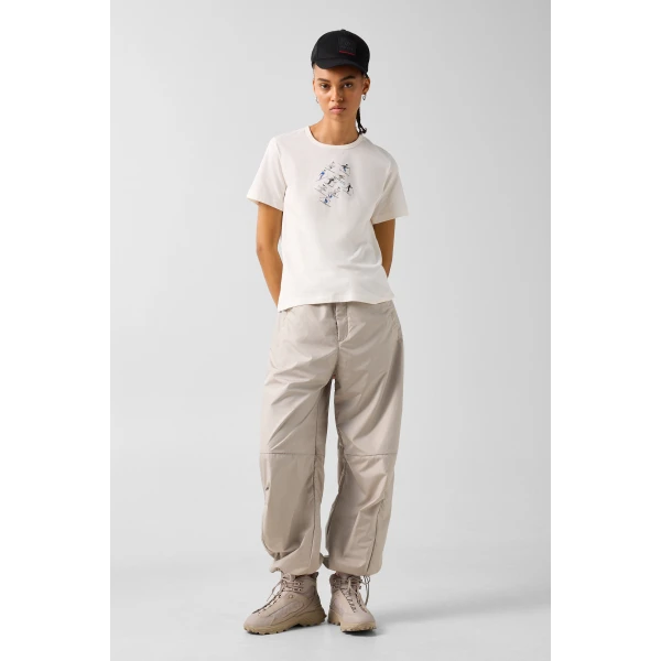 Bogner Zyssa Cotton T-Shirt in Off White, view 5 | T-shirts | Coveti