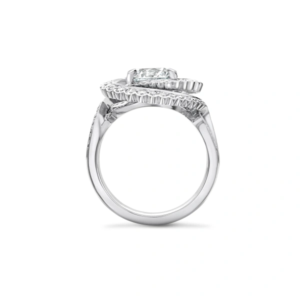 Boodles A Family Journey Monaco Diamond Platinum Ring | Fine Rings | Coveti