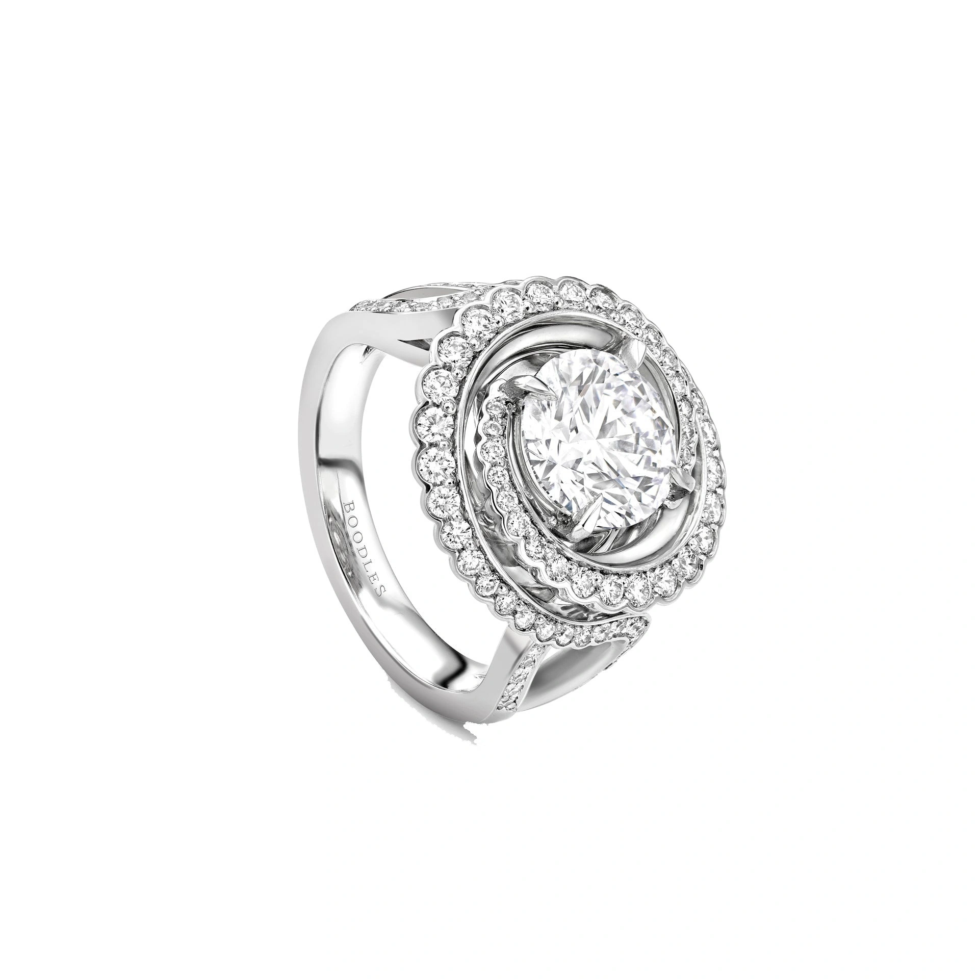 Boodles A Family Journey Monaco Diamond Platinum Ring Boodles A Family Journey Monaco Diamond Platinum Ring | Fine Rings | Coveti