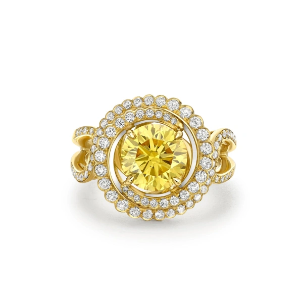 Boodles A Family Journey Monaco Yellow Diamond Yellow Gold Ring | Fine Rings | Coveti