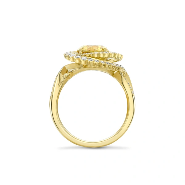 Boodles A Family Journey Monaco Yellow Diamond Yellow Gold Ring | Fine Rings | Coveti