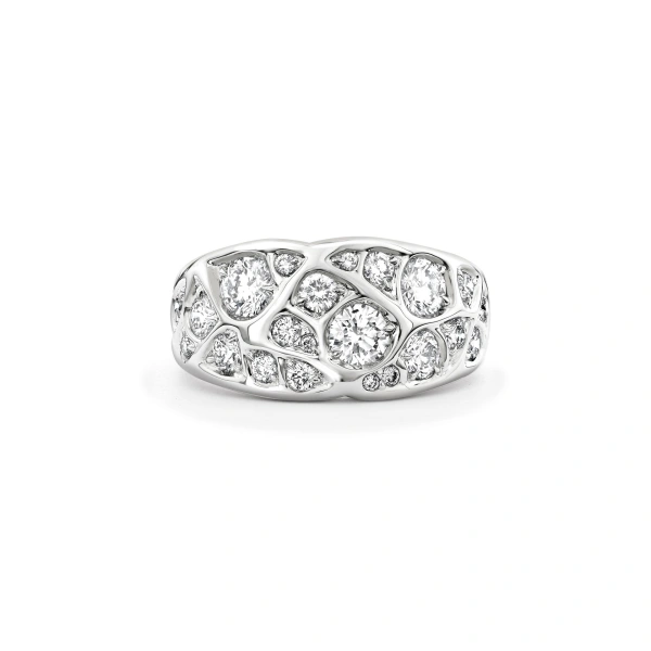Boodles A Family Journey St. Tropez Diamond Platinum Ring | Fine Rings | Coveti