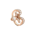 Boodles Africa Gazelle Cognac Diamond Rose Gold Ring | Fine Rings | Coveti