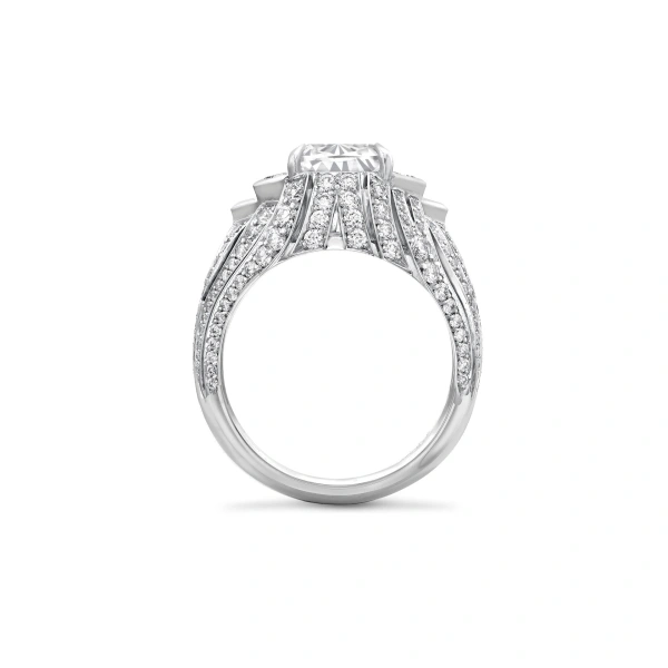 Boodles Africa Victoria Falls Platinum Ashoka Diamond Ring | Fine Rings | Coveti