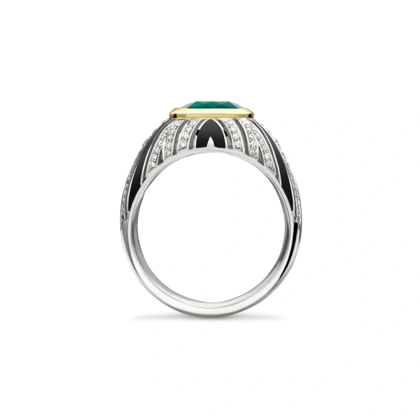 Boodles Africa Zebra Emerald Ring | Fine Rings | Coveti