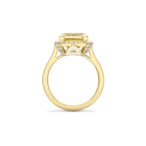 Boodles Art Deco Yellow Diamond Yellow Gold Ring | Fine Rings | Coveti