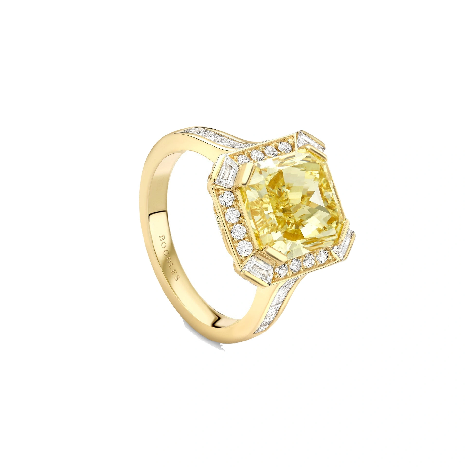 Boodles Art Deco Yellow Diamond Yellow Gold Ring Boodles Art Deco Yellow Diamond Yellow Gold Ring | Fine Rings | Coveti