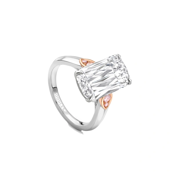 Boodles Ashoka Diamond Cupid Platinum Ring | Fine Rings | Coveti