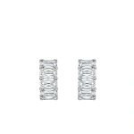Boodles Ashoka Diamond Platinum Hoop Earrings | Fine Earrings | Coveti