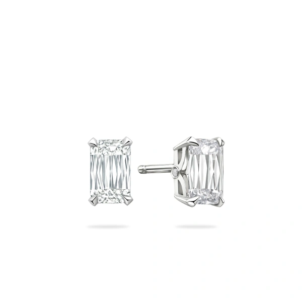 Boodles Ashoka Diamond Platinum Stud Earrings | Fine Earrings | Coveti
