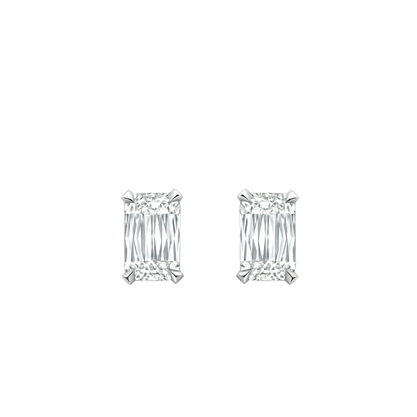 Boodles Ashoka Diamond Platinum Stud Earrings | Fine Earrings | Coveti