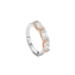 Boodles Ashoka Three Stone and Pink Diamond Eternity Ring | Fine Rings | Coveti