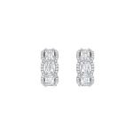 Boodles Ashoka Vintage Platinum Diamond Hoop Earrings | Fine Earrings | Coveti