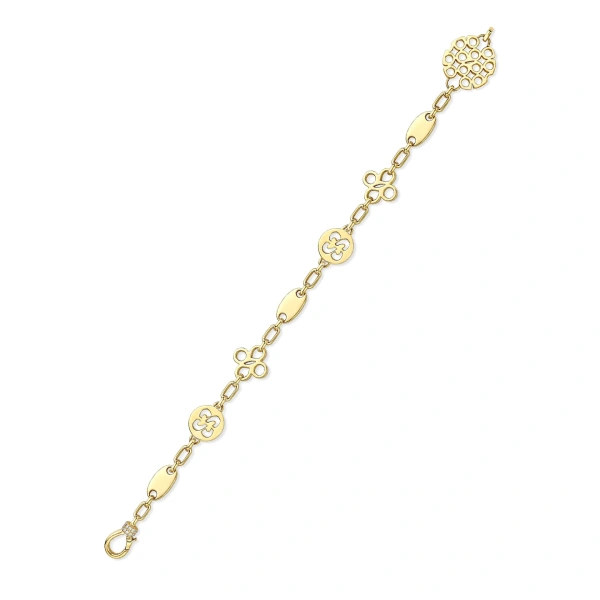 Boodles Be Bold Yellow Gold Diamond Bracelet | Fine Bracelets | Coveti