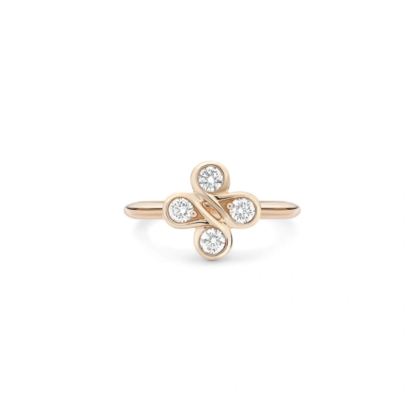 Boodles Be Boodles Classic Motif Rose Gold Ring | Fine Rings | Coveti