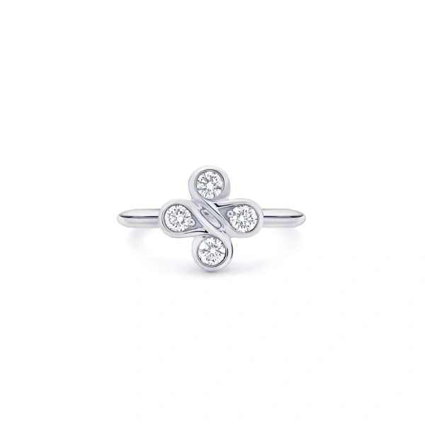 Boodles Be Boodles Classic Motif White Gold Ring | Fine Rings | Coveti