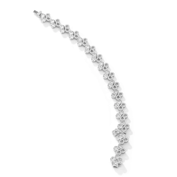 Boodles Be Boodles Large White Gold Diamond Bracelet | Fine Bracelets | Coveti