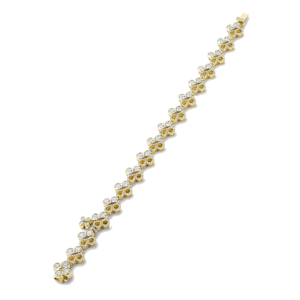 Boodles Be Boodles Large Yellow Gold Diamond Bracelet | Fine Bracelets | Coveti