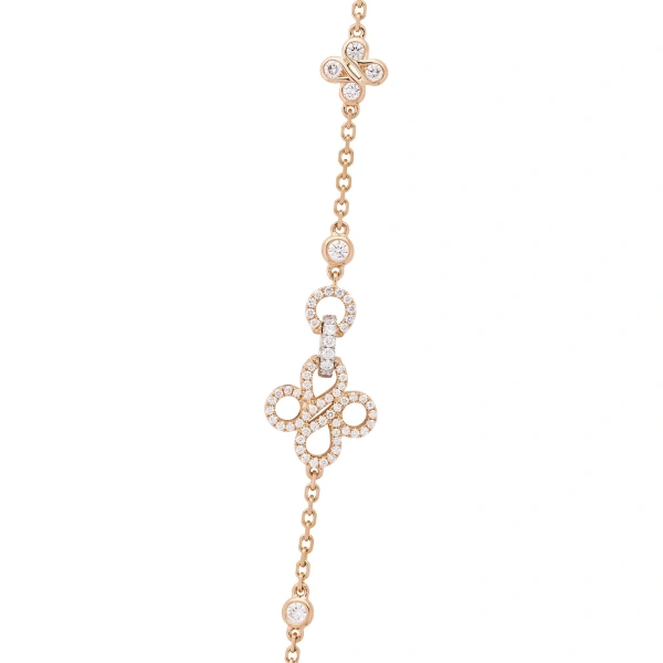 Boodles Be Boodles Long Rose Gold Necklace | Fine Necklaces | Coveti