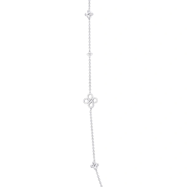 Boodles Be Boodles Long White Gold Diamond Necklace | Fine Necklaces | Coveti