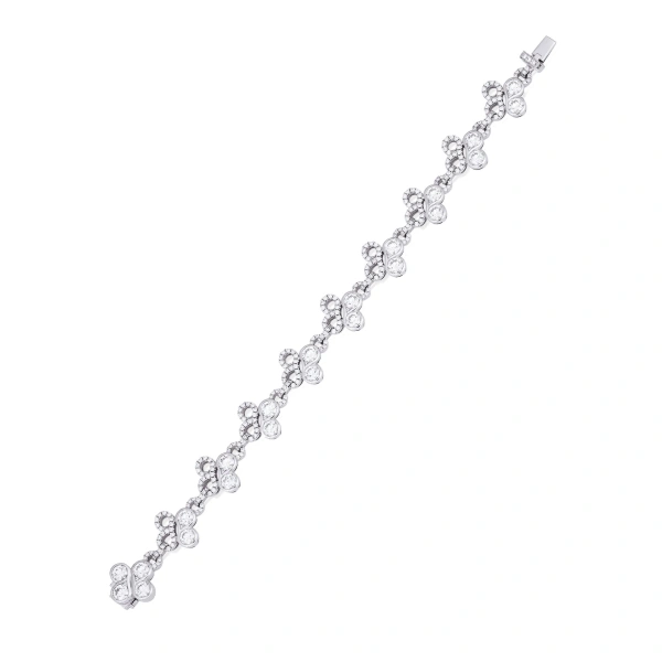 Boodles Be Boodles Mega Platinum Diamond Bracelet | Fine Bracelets | Coveti